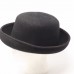 SCALA Firenze ITALY Collection 100% Wool Felt Womans Black Hat 58cm  eb-42284182